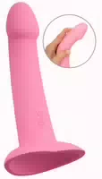 Vibrator „heart Guy Pink“ Mit Herzförmigem Saugfuß