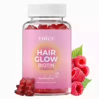 Yuicy Hair Glow Biotin Gummies für Haarwachstum 60 st