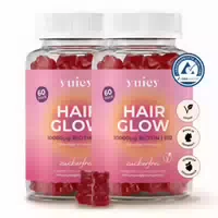 Yuicy Hair Glow – Biotin Gummibärchen für Gesunde Haare & zur Unterstützung bei Haarausfall