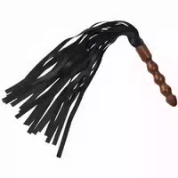 Zado Leder Flogger Mit Holzgriff 56 Cm