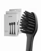 Zahnheld Bürstenkopf Basic Soft Schwarz 6 Stück für Sensibles Zahnfleisch & Zähne