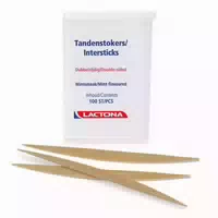 Zahnhölzer Lactona Intersticks Mint Doppelendig