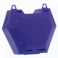 Zahnspangenbox Mit Kordel Blau Mit Glitz 1 St
