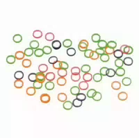 Zahnspangengummis 3 16 4,77 mm 4,5 Oz Farbl Sortiert