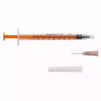 Zarys Dicotuber Einwegspritze 1 ml Spritze mit Kanüle Nadel