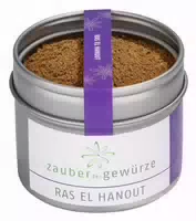 Ras El Hanout Gewürz, Ras El Hanout für Tajine Couscous und Orientalische Küche Ras El Hanout Moroccan Spice Glas Style 200 ml