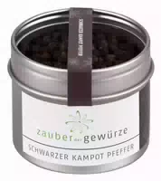 Zauber der Gewürze Schwarzer Kampot Pfeffer