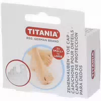 Zehenhauben 2 Klein und 1 Groß Titania 3 st