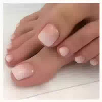 Zehennägel Künstliche 24 Rosa Acryl Kurz Farbverlauf Akt 1 st