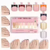 Zehennägel Sharp Square Toe Nail Tips 8 Color For Winter Ber 1 st