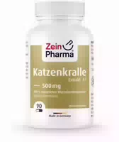 Zein Pharma Katzenkralle Extrakt 4:1 500mg 90 st Kapseln