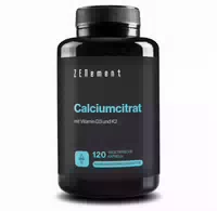 Zenement Calciumcitrat mit Vitamin D3 und K2 120 st