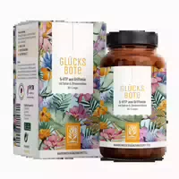 5 Htp Aus Griffonia Mit Safran & Zitronenmelisse Glücksbote 90 Vegane Kapseln Naturtreu 90 St