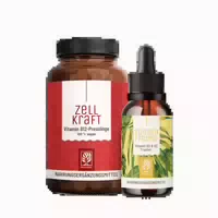 Alltagskraft Paket: Vitamin B12 & D3 K2 in einem Veganen Bundle Zellkraft & Sonnenfreund Naturtreu g