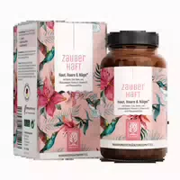 Beauty Komplex Für Haut, Haare Und Nägel Mit Biotin, Selen, Jod, Zink, Vitamin A, B2 & Siliciumdioxid Zauberhaft 120 Vegane Kapseln Naturtreu 120 St