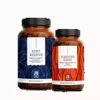 Flammengarde Kraftreserve Paket: Weihrauch Kurkuma & Magnesium in einem Veganen Bundle Naturtreu g