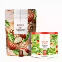Genusszeit Paket: Matcha Mit Lucuma & Moringa Und Proteine & Ballaststoffe Als Getränkepulver In Einem