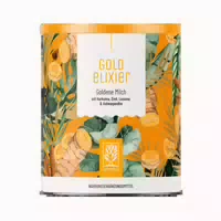 Goldene Milch Mit Kurkuma, Zimt, Lucuma & Ashwagandha Goldelixier Getränkepulver 30 Portionen Naturtreu 300 G