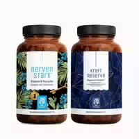 Kraftreserve Nervenstark Paket: Magnesium & B Vitamine in einem Veganen Bundle Naturtreu 238 7 g
