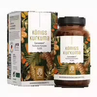 Kurkuma Komplex Aus Curcuma Longa, Curcuma Zanthorrhiza Und Curcuma Zedoaria Mit Piperin & Vitamin C Königskurkuma 60 Vegane Kapseln Naturtreu 60 St