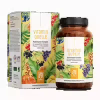 Multivitamin Komplex Mit Vitaminen, Pflanzen Und Mineralstoffen Vitaminquelle 90 Vegane Kapseln Naturtreu 90 St