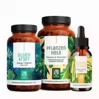 Pflanzliche Ernährung Paket: Dha Epa Algenkulturen, Mikronährstoffe & Vitamin D3 K2 In Einem