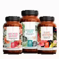 Wechselwohl Paket:yamswurzel Baldrian, Calcium Vitamin C & Coenzym Q10 In Einem