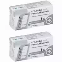 P Tabletten Weiß 7mm Lichtenstein 50 st Tabletten