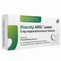 Bisacodyl Adgc Laxans 5 mg 40 st Tabletten Magensaftresistent