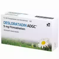 Desloratadin Adgc 5 mg 50 st Filmtabletten