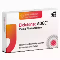 Diclofenac Adgc 25 mg Filmtabletten 10 st