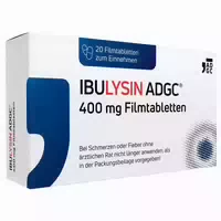 Ibulysin Adgc 400mg bei Kopfschmerzen, Migräneschmerzen und Zahnschmerzen