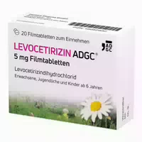 Levocetirizin Adgc 5mg 20 St
