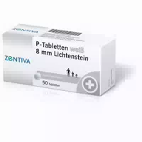 P Tabletten Weiß 8 mm 50 st Tabletten