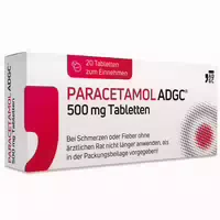 Paracetamol Adgc 500mg bei Leichten Bis Mäßig Starken Schmerzen Sowie Fieber