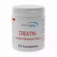 Zenvitalis Creatin Lecithin Glutamin Taurin 250 Kautabletten Mit 3g Creatin Monohydrat Pro Tag
