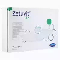 Zetuvit Plus Extrastarke Saugkomp Steril 15x20 cm