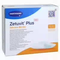 Zetuvit Plus Silicone Border Steril 8x8 cm 10 st