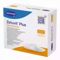 Zetuvit Plus Silicone Border Steril 10x10 cm