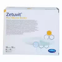 Zetuvit Plus Silicone Border Steril 10x1 10 st