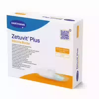 Zetuvit Plus Silicone Border Steril 12,5 X 12,5 cm