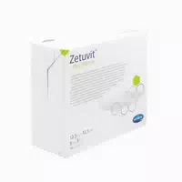 Zetuvit Plus Silicone Steril 12,5x12,5 Cm 10 St