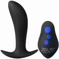 Zeus Zeus Pro Shocker Vibrierender E Stim Prostata Plug Schwarz