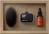 Zew For Men Simple Lumberjack Set With Hemp Oil Shine 1 stk