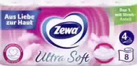Zewa Toilettenpapier Ultra Soft 4 Lagig