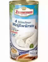 Zimmermann 4 Münchner Weißwürste