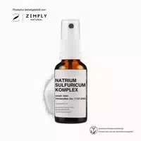 Zimply Natural Natrium Sulfuricum Komplex Pflanzbasierte Rezeptur 30 ml