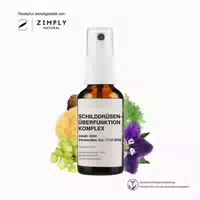 Zimply Natural Schilddrüsenunterfunktion Komplex Pflanzbasierte Rezeptur 30 ml