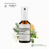 Zimply Natural Schilddrüse Komplex Pflanzbasierte Rezeptur 30 ml
