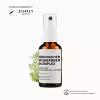 Zimply Natural Sibirischer Rhabarber Komplex Fläschchen Ml